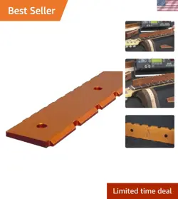 BRIGHT ANODIZED STRAIGHT EDGE FOR GUITAR SETUP - COMPATIBLE WITH FENDER & GIBSON