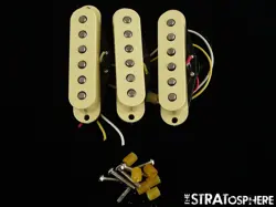 LEFTY FENDER PLAYER II STRATOCASTER STRAT SERIES ALNICO 5 SINGLE-COIL PICKUP SET