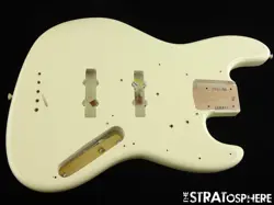 FENDER AV II AMERICAN VINTAGE 1966 JAZZ J BASS BODY, OLYMPIC WHITE