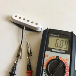 VINTAGE MIJ? STRAT BRIDGE PICKUP FOR FENDER ELECTRIC GUITAR   BONUS AGED COVER