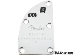 AMERICAN FENDER PROFESSIONAL II J JAZZ BASS, CONTOUR NECK PLATE 5 BOLTS, PRO II.