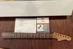 WARMOTH WARHEAD MAHOGANY NECK FENDER LSR NUT