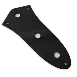 KLUSON CONTROL PLATE - 3 HOLE - FOR FENDER JAZZ BASS KAVJP60B BLACK