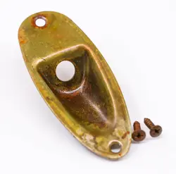 AGP â„¢ - FENDER Â® STRATOCASTER Â® STRAT Â® AGED RELIC NICKEL JACK PLATE #5292523