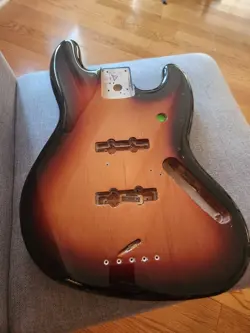 2022 FENDER MIM VINTERA 60S JAZZ BASS BODY SUNBURST 5LB 11OZ