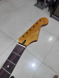 ROSEWOOD 22FRETS ROASTED MAPLE GLOSS ELECTRIC GUITAR NECK FENDER STRATOCASTER