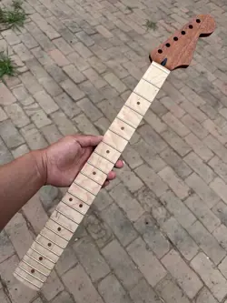 MAPLE 22FRETS MAHOGANY MATTE FINISH ELECTRIC GUITAR NECK SUITABLE FOR FENDER ST