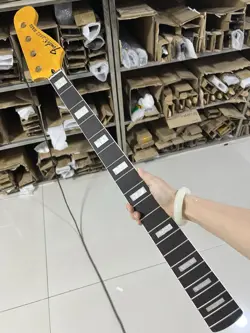 20FRET ELECTRIC BASS NECK MAPLE JAZZ BASS FENDER 34INCH ROSEWOOD BLOCK INLAY.