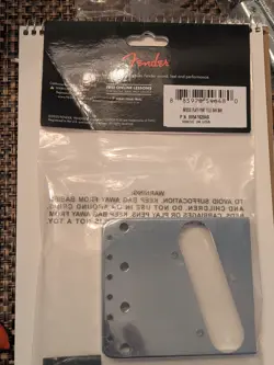 GENUINE FENDER AMERICAN VINTAGE TELECASTER/TELE BRIDGE PLATE 0054162049
