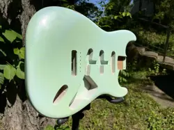 RELIC FENDER STRATOCASTER BODY ALDER VINTAGE AGED SONIC BLUE NITROCELLULOSE 1PC!