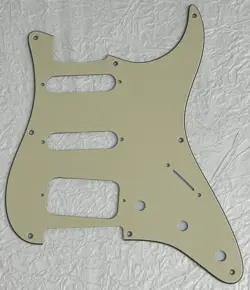 NEW GREAT-FOR FENDER 8 SCREW STRATOCASTER START HSS PICKGUARD VINTAGE YELLOW
