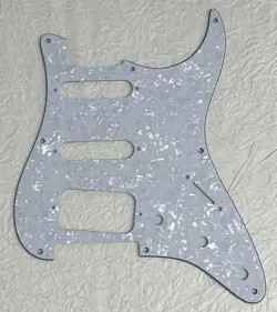NEW GREAT-FOR FENDER 8 SCREW STRATOCASTER START HSS STYLE PICKGUARD WHITE PEARL