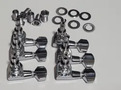 GENUINE FENDER SQUIER TELECASTER STRATOCASTER SPLIT SHAFT TUNING MACHINES TUNERS