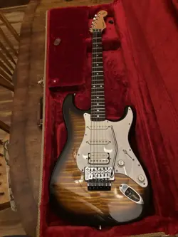 FENDER, STRATOCASTER, FLOYD ROSE SQUIRE