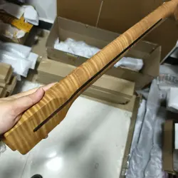22 FRET ROASTED FLAME MAPLE ELECTRIC GUITAR NECK FENDER TELE REPLACE