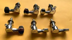 EVH WOLFGANG VINTAGE 3X3 TUNERS SET - CHROME FENDER ERA