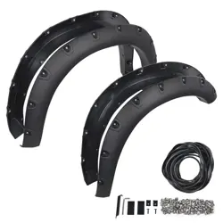 CHEDA FENDER FLARES WITH MOUNTING INSTRUCTION AND HARDWARE KIT COMPATIBLE WIT...