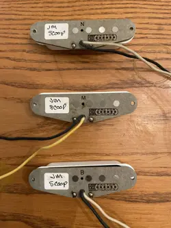 RH FACTOR JM SCOOP FOR FENDER STRATOCASTER PICKUPS 1969