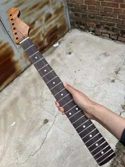 STAINLESS STEEL 22FRETS FENDER STRAT ROASTED MAPLE MATTE ELECTRIC GUITAR NECK