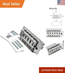 ZINC ALLOY TREMOLO BRIDGE FOR FENDER STRAT & SQUIER - EASY INSTALL