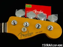 FENDER AMERICAN PROFESSIONAL II JAZZ BASS NECK + TUNERS, SLIM 