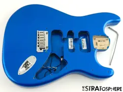 FENDER AMERICAN ULTRA II STRATOCASTER STRAT BODY + HARDWARE, USA NOBLE BLUE