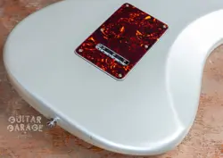 2004 FENDER USA AMERICAN STANDARD STRATOCASTER SHORELINE SILVER HW1 MAPLE NECK