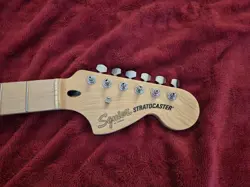 SQUIER BY FENDER STRATOCASTER STRAT GUITAR NECK 21 FRETS CBS 70S HEADSTOCK