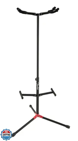 FENDER, ADJUSTABLE DOUBLE HANGING GUITAR STAND, COLLAPSIBLE