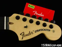 USA FENDER JIM ROOT STRATOCASTER STRAT NECK & LOCKING TUNERS, COMPOUND EBONY
