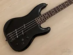 1985 FENDER BOXER SERIES JAZZ BASS SPECIAL PJ-535 MEDIUM SCALE BLACK, JAPAN MIJ
