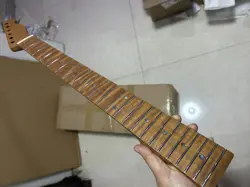 22 FRET ROASTED FLAME MAPLE ELECTRIC GUITAR NECK FOR DIY FENDER TELE REPLACE