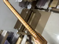 22 FRET ROASTED FLAME MAPLE ELECTRIC GUITAR NECK FOR DIY FENDER STRAT REPLACE