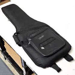 2011 FENDER DELUXE PADDED GIG BAG STRAT TELE STRATOCASTER TELECASTER GUITAR CASE