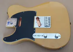 LEFT HANDED FENDER TELECASTER MEXICO STRAT GUITAR BODY MEXICO MIM BUTTERSCOTCH