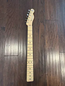 FENDER BRAD PAISLEY ROAD WORN TELECASTER NECK AND TUNERS MAPLE ENHANCED V