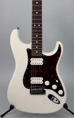 USED 2000 FENDER AMERICAN DOUBLE FAT STRAT WHITE BLONDE