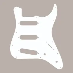 FOR US FENDER SQUIER 3/4 SIZE ELECTRIC GUITAR KIDS MINI STRAT PICKGUARD, WHITE