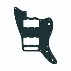 FOR US 2024 FENDER JAZZMASTER PLAYER II GUITAR PICKGUARD 2 CONTROL HOLES BLACK