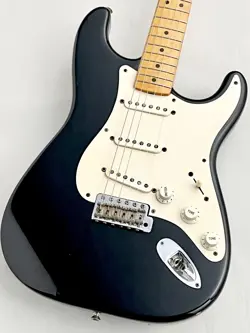 FENDER 1991 AMERICAN VINTAGE 1957 STRATOCASTER BLACK ELECTRIC GUITAR