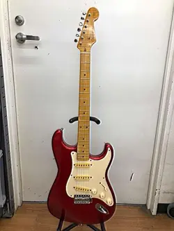 FENDER JAPAN 1994 ST57-65AS STRATOCASTER 40TH ANNIVERSARY FLAME MAPLE NECK