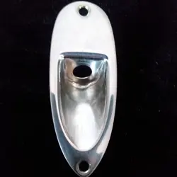 GENUINE FENDER ROAD WORN CHROME STRAT/STRATOCASTER JACK PLATE