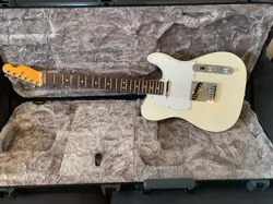 ELECTRIC GUITAR FENDER AMERICAN ULTRA TELE RAW APL TELECASTER WHITE US22043583