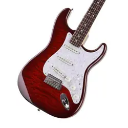 FENDER FSR MADE IN JAPAN HYBRID II STRATOCASTER TRANSPARENT RED BURST
