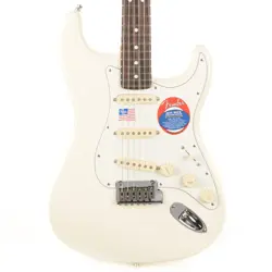 FENDER ARTIST SERIES JEFF BECK STRATOCASTER ROSEWOOD - OLYMPIC WHITE