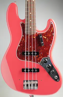 FENDER CUSTOM SHOP CUSTOM BUILD 1964 JAZZ BASS NOS FIESTA RED 2021 BASS GUITAR