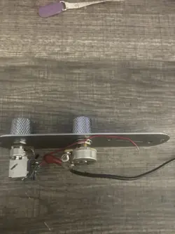 CHROME CONTROL PLATE