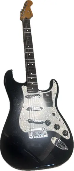 ELECTRIC GUITAR FENDER 70TH ANNIVERSARY PLAYER STRATOCASTER NEBULA NOIR MEXICO