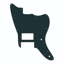 FOR US SQUIER FENDER JAZZMASTER AFFINITY SERIES GUITAR PICKGUARD, 3PLY BLACK