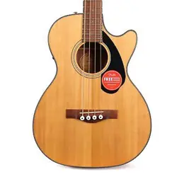 FENDER CB-60SCE ACOUSTIC-ELECTRIC BASS NATURAL